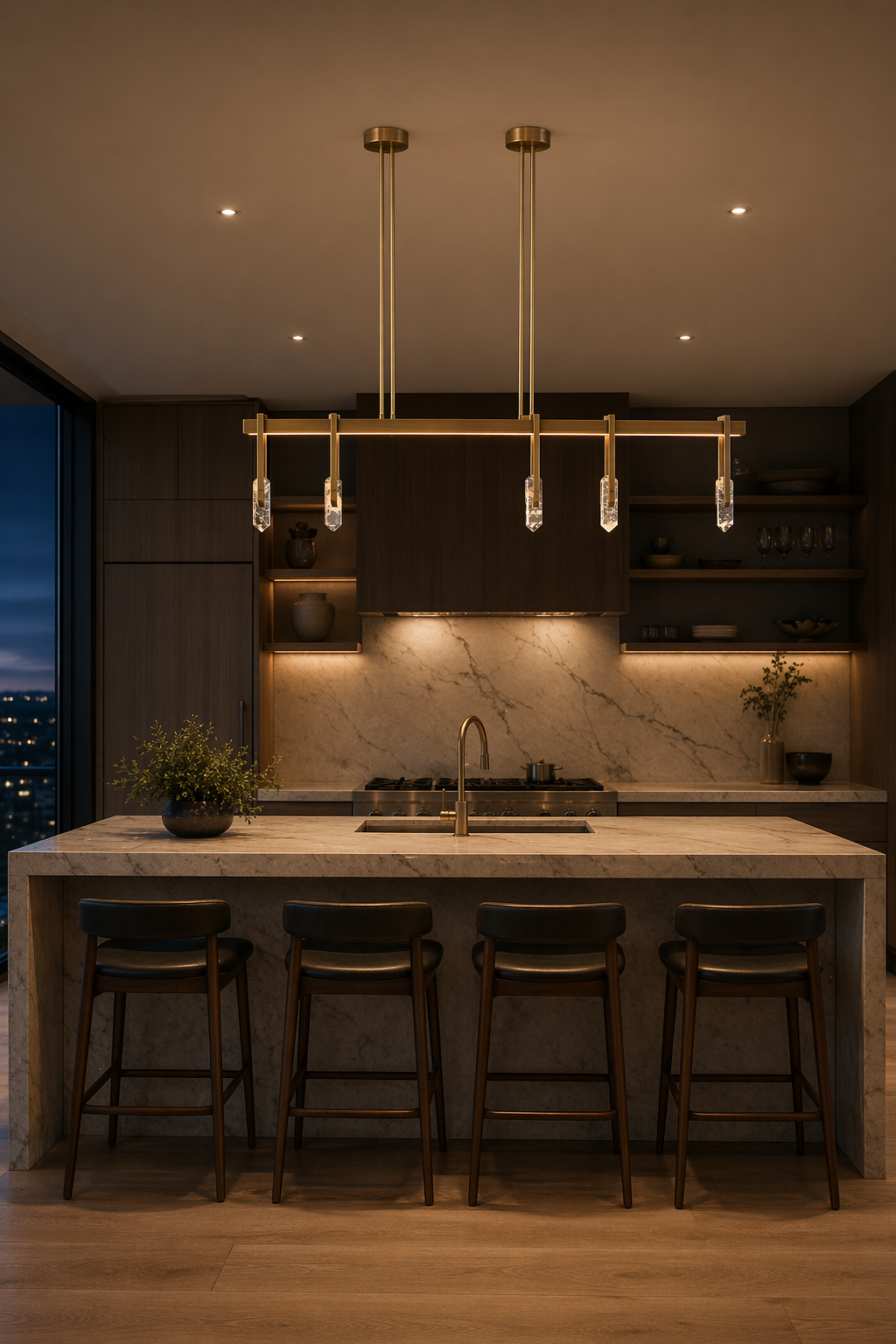 Modern Linear Crystal LED Island Chandelier - generated 02 02-kitchen-island-wide