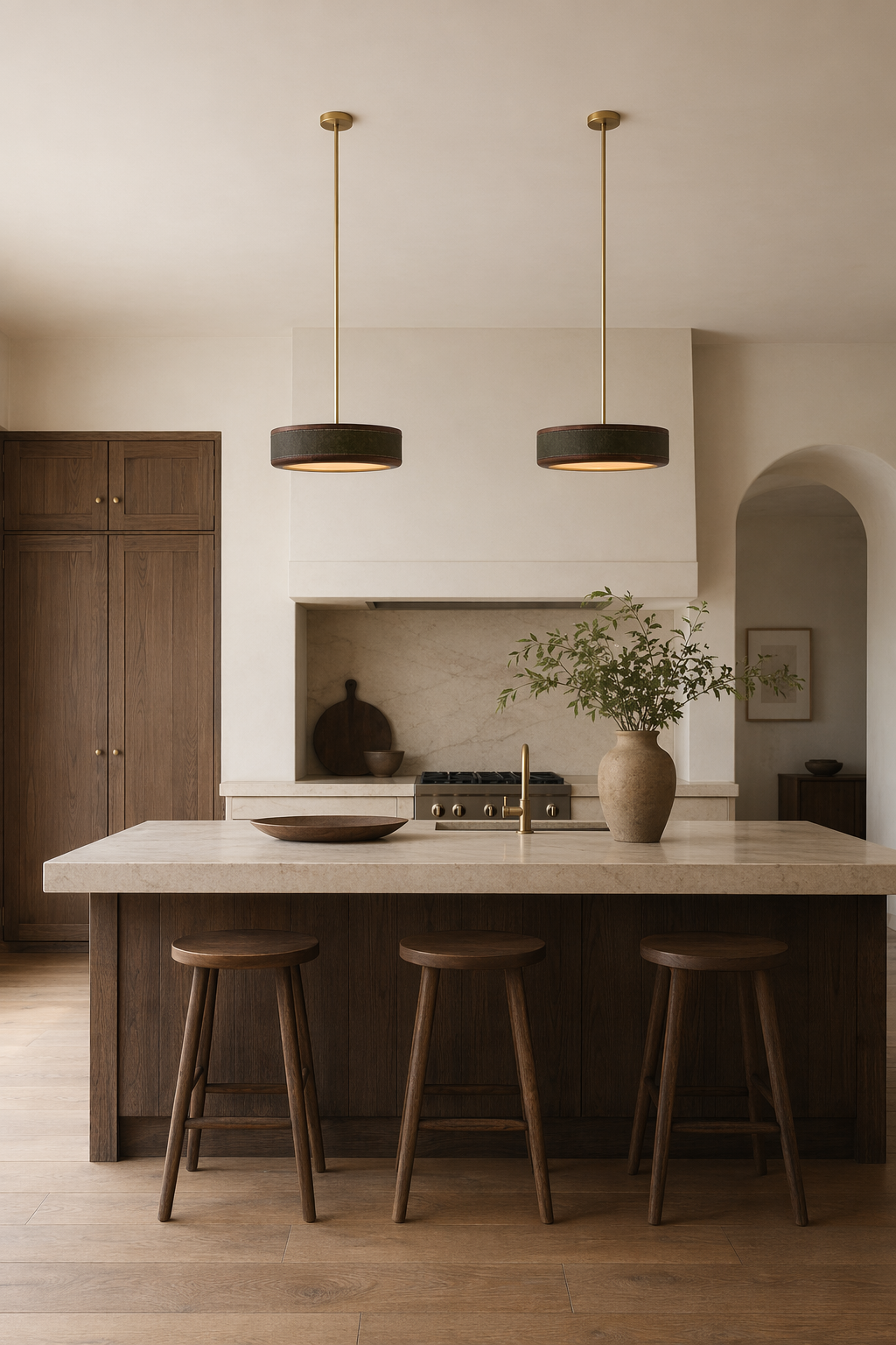 Modern Wood Ring LED Ceiling Light - generated main 02 02-kitchen-or-dining-wide