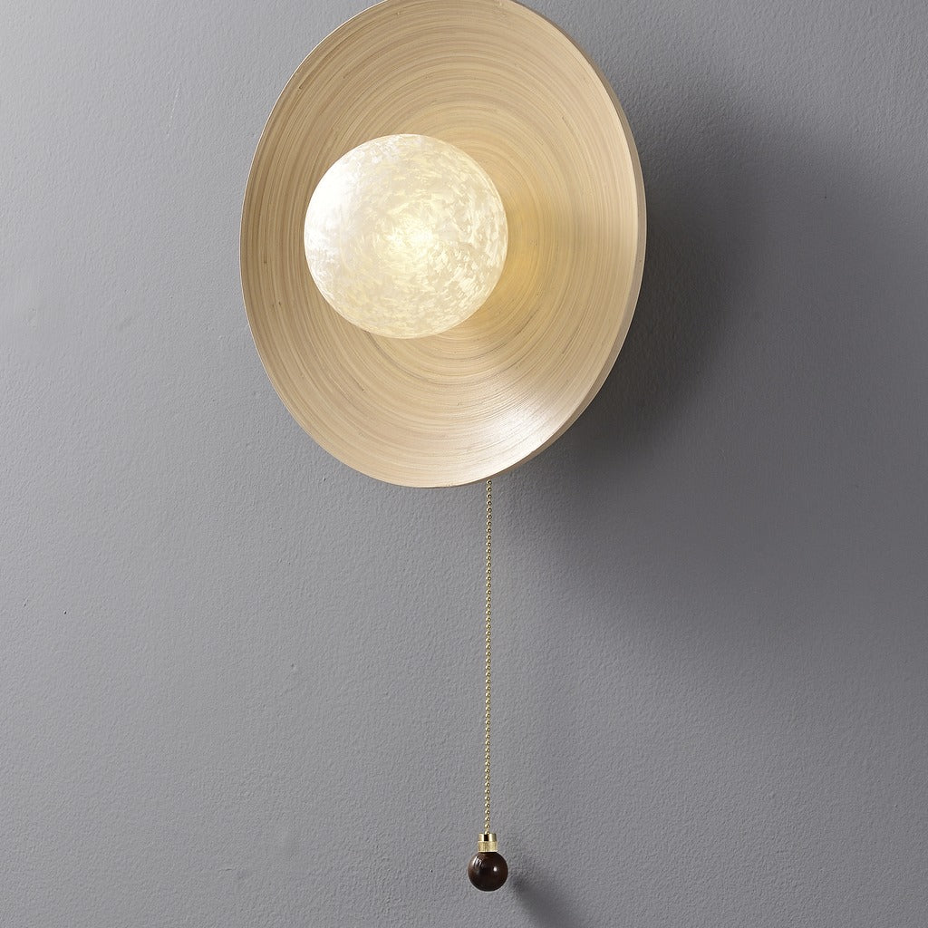Modern Ice Texture Disc Wall Sconce - 07 02-real-square-12-12-159