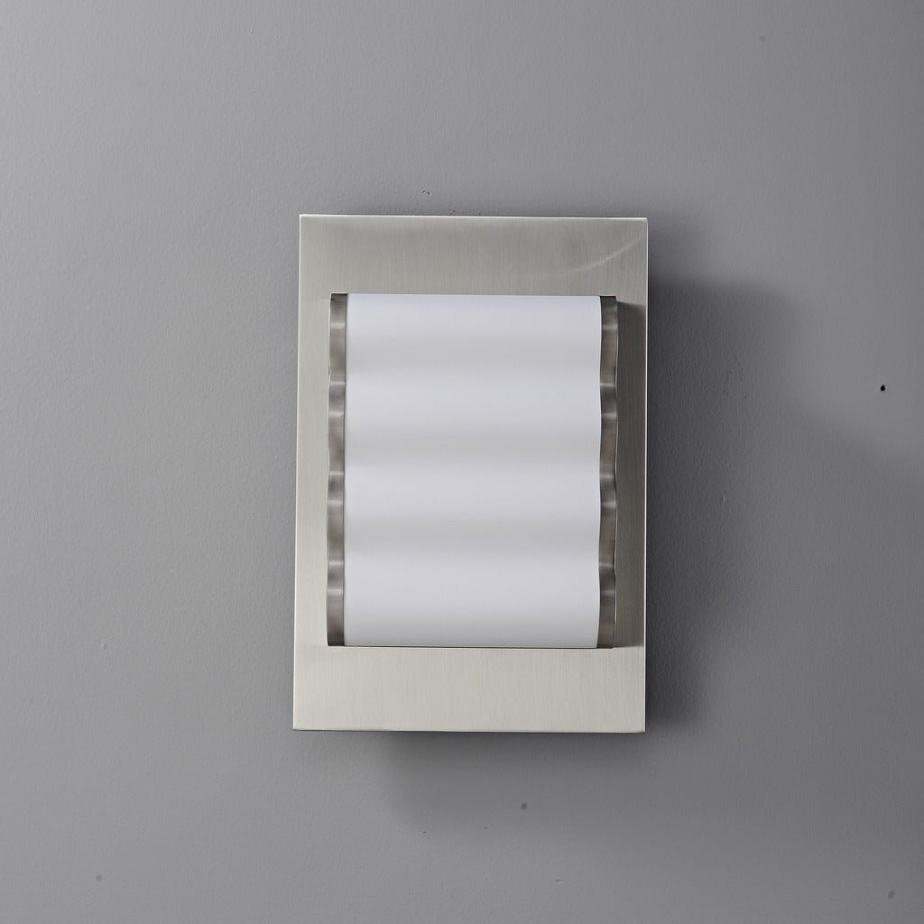 Modern Ribbed Square Wall Sconce - 06 02-real-square-4-2-108