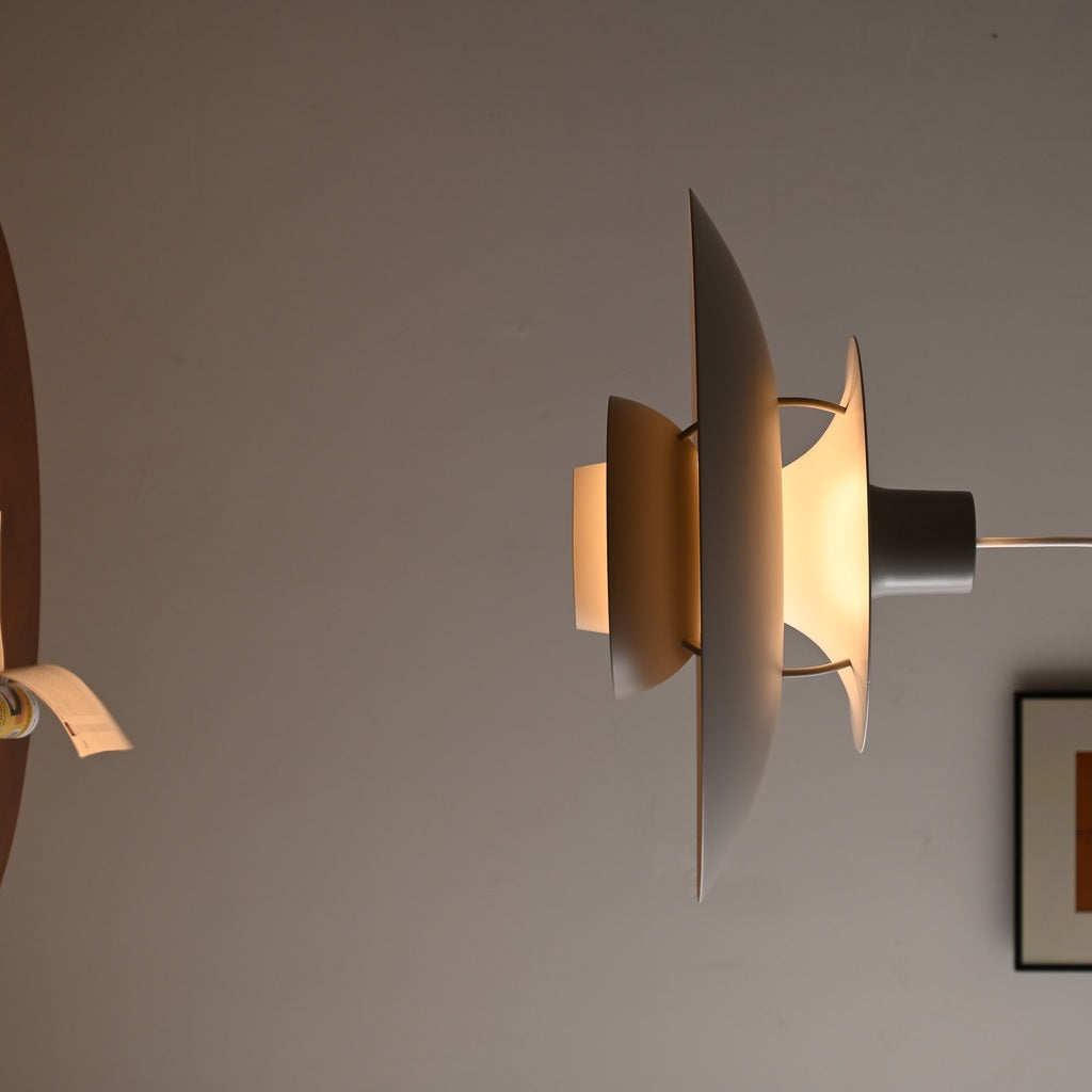Colorful layered disc pendant light 7006 real product view 2