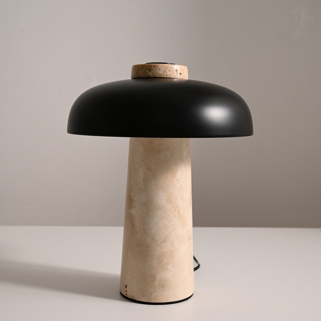 Modern Black Marble LED Table Lamp - 17 02-real-square-DSC-3894