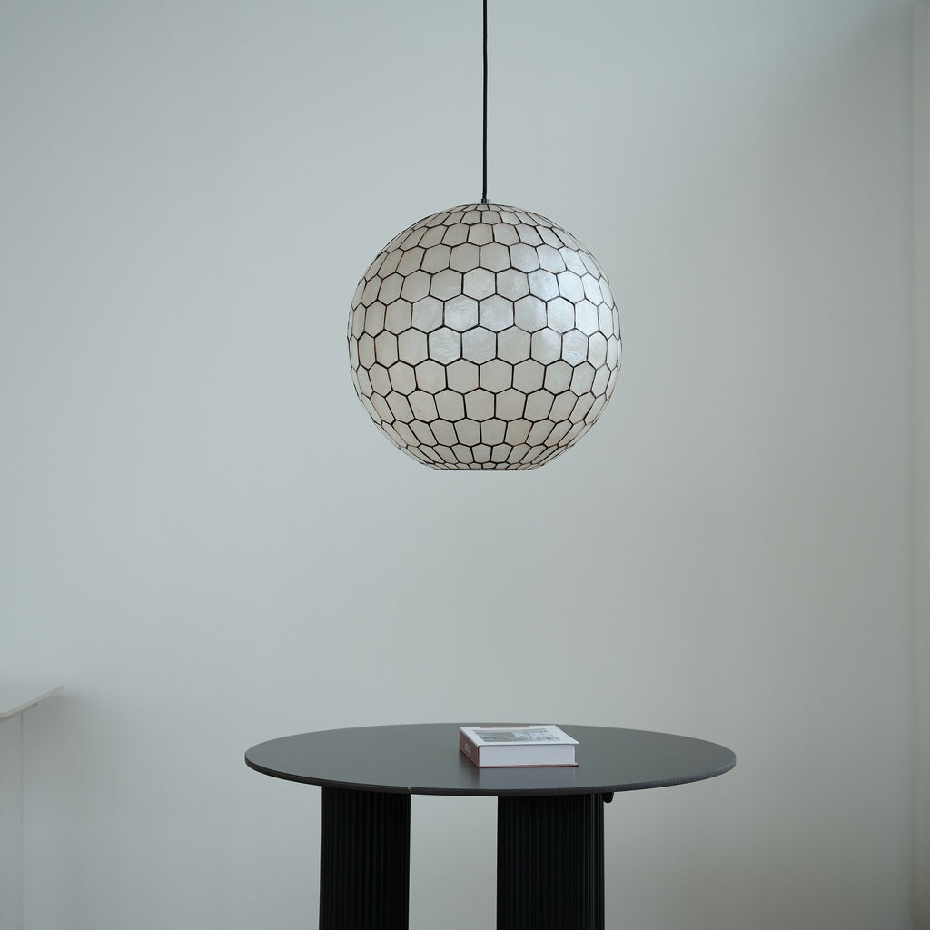 Modern Capiz Honeycomb Globe Pendant Light - 18 02-real-square-DSC-8279