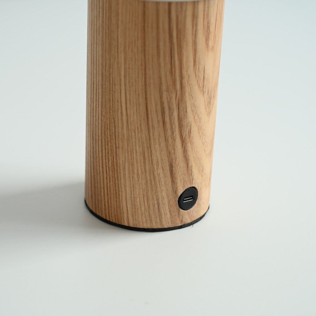 Modern Wood Bowl Table Lamp - 08 02-real-square-DSC_8013