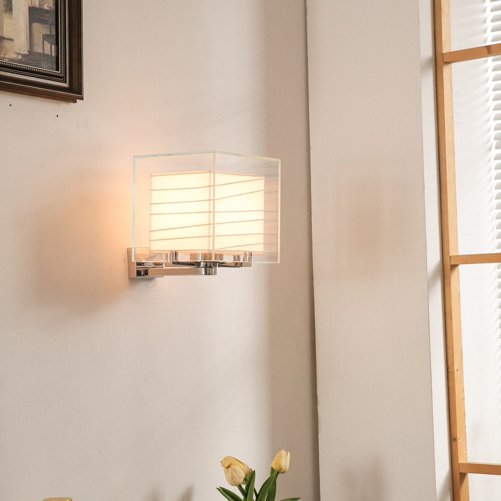 Modern Square Glass Wall Sconce - 06 02-real-square-MSYH3897-326