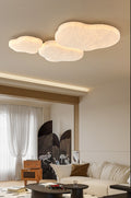 Modern Mulberry Silk Cloud Ceiling Light in White - 02 02-scene-cloud-ceiling-light-living-room