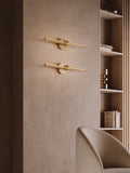Modern Crystal Glass Linear Wall Sconce in Natural Brass - 02 02-scene-crystal-glass-linear-wall-sconce-living-room