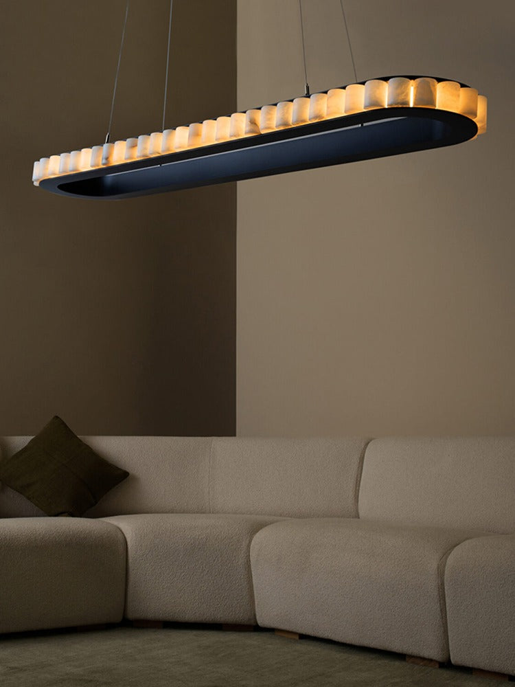 Modern Alabaster Linear Island Chandelier in Matte Black - 13 02-source-living-room-linear-alabaster-chandelier