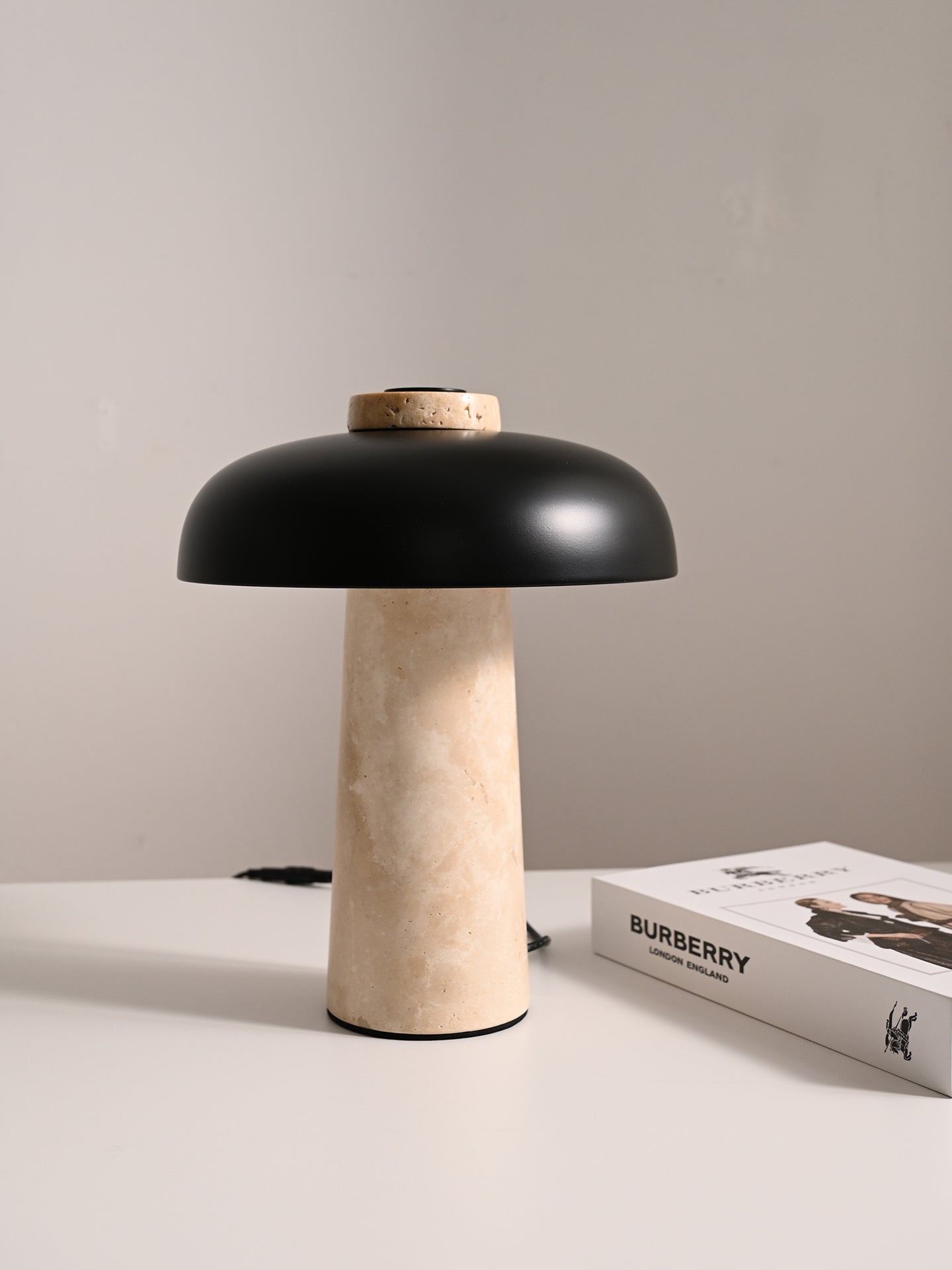 Modern Black Marble LED Table Lamp - 13 02-source-product-day