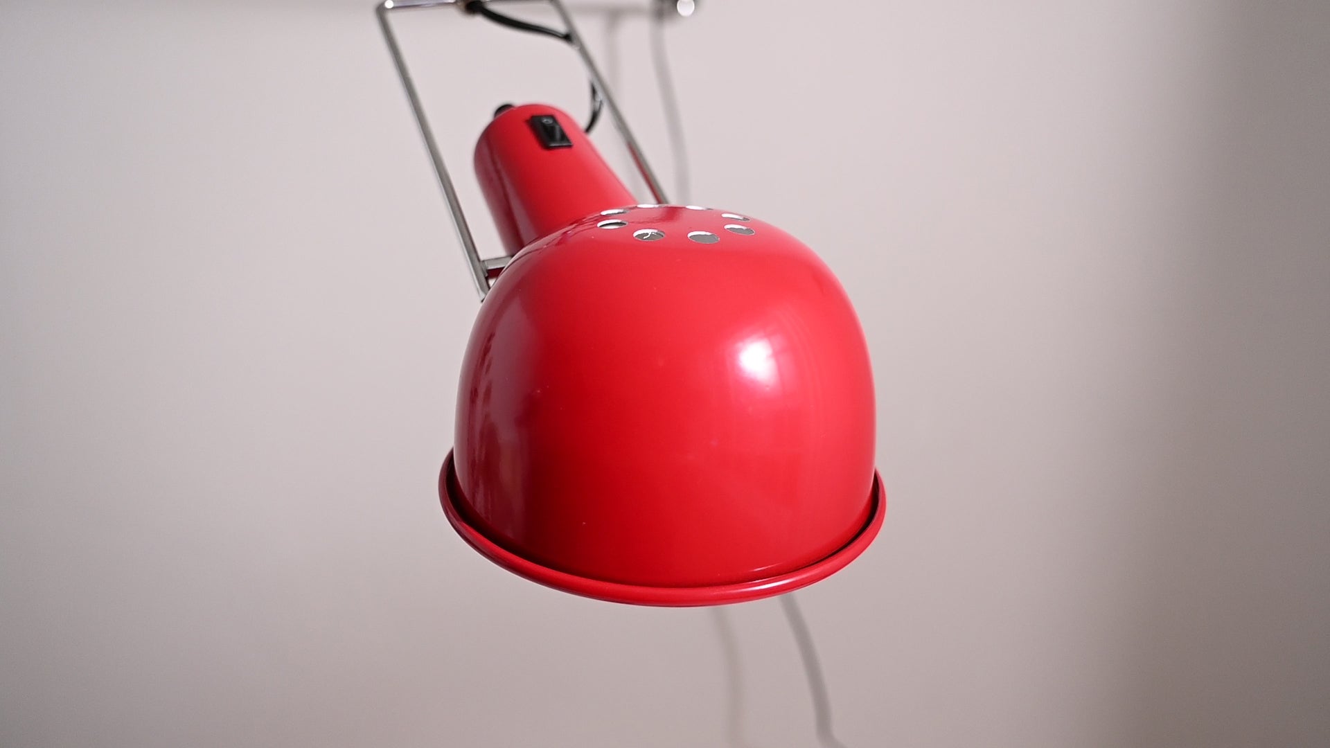 Modern Adjustable Red Wall Task Lamp - 15 02-source-real-red-shade-close