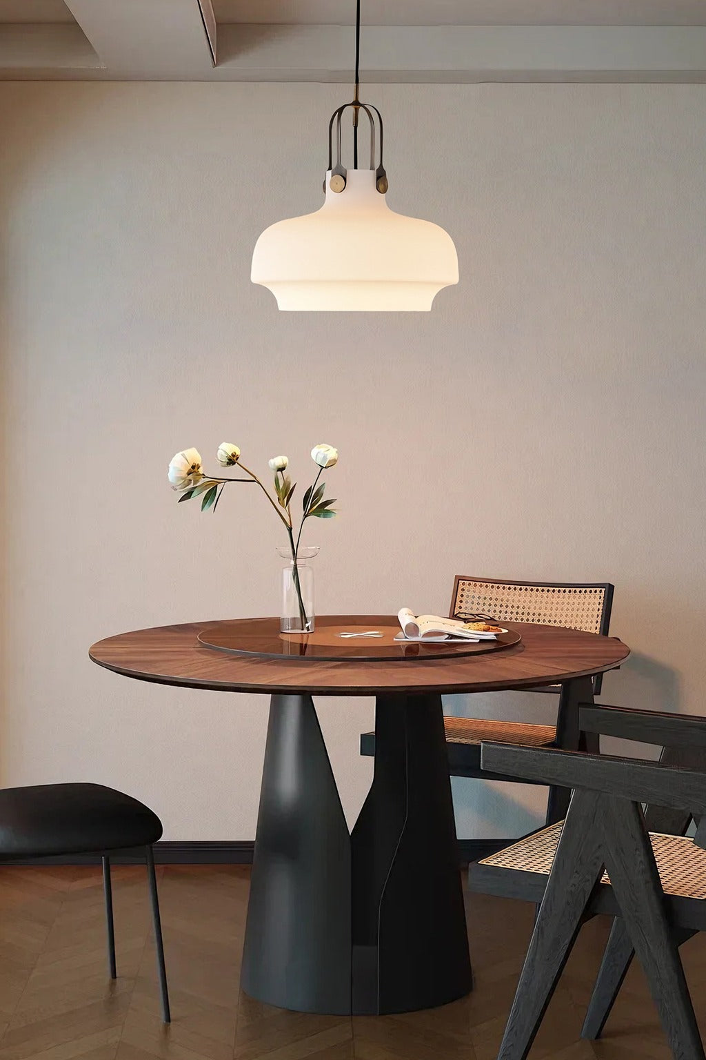 Modern Glass Dome Pendant Light - 03 02-source-scene-2