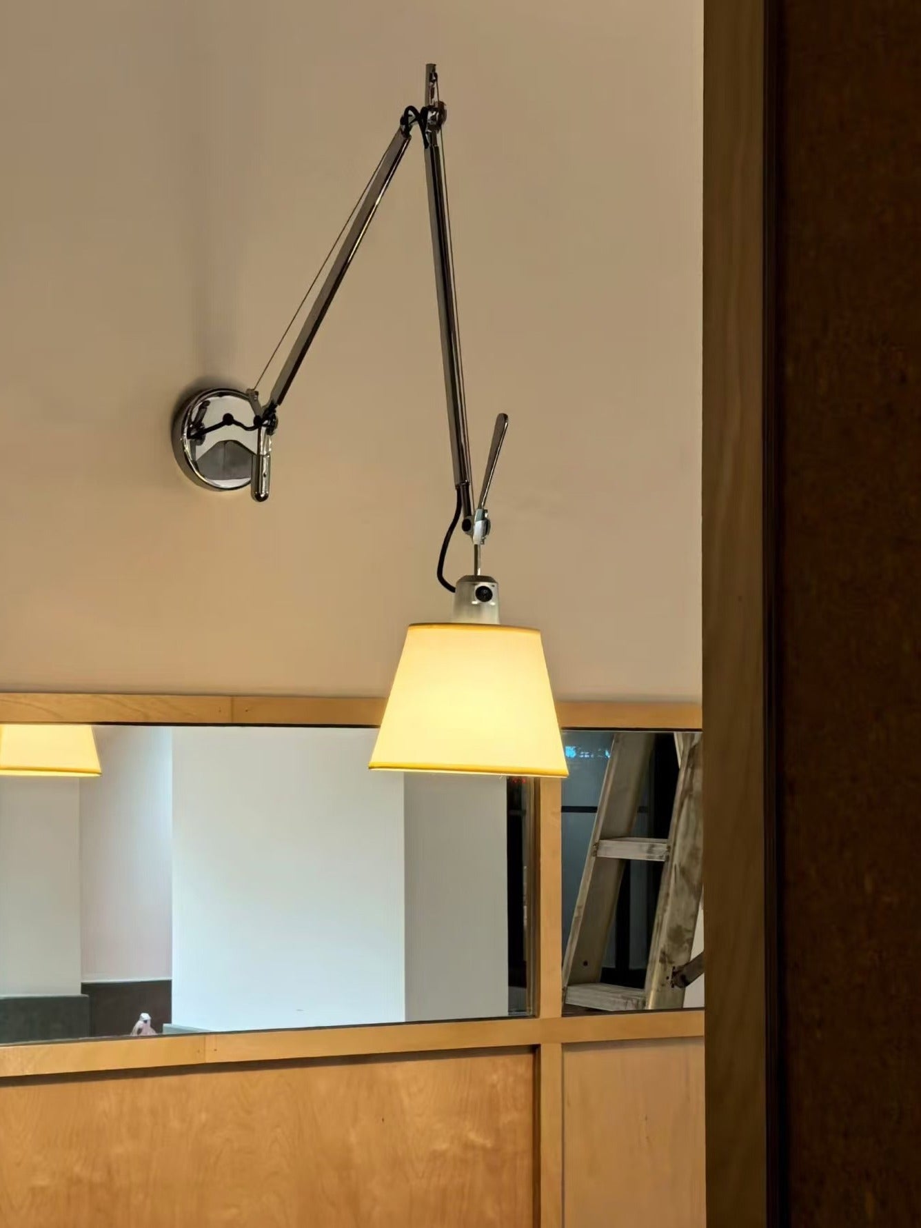 Modern Adjustable Swing Arm Wall Sconce - 03 02-source-scene-2