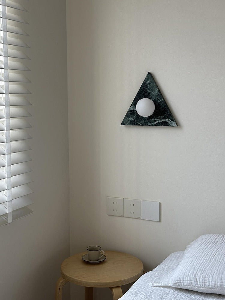 Modern Triangle Marble Wall Sconce - 03 02-source-scene-2
