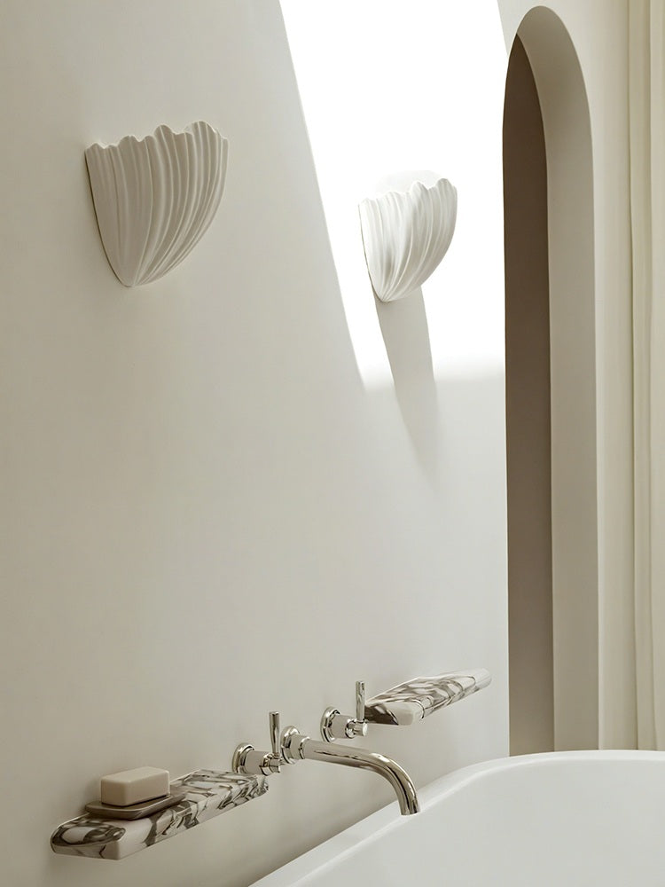Modern Ribbed Shell Wall Sconce - 03 02-source-scene-2