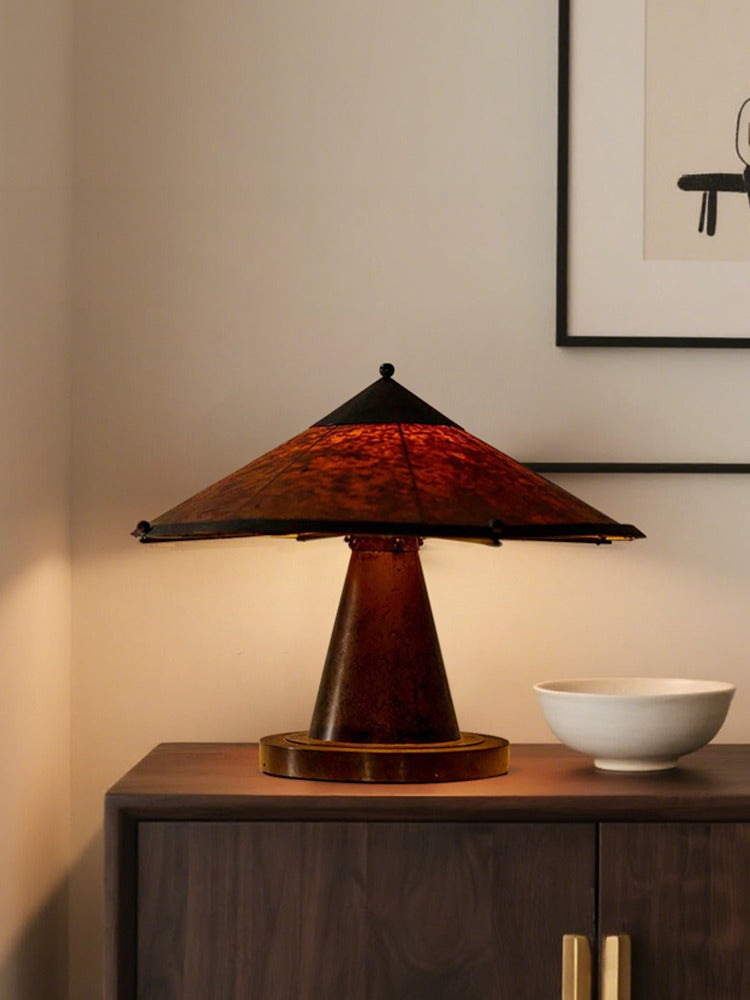 Handcrafted Silk Shade Table Lamp - 13 02-source-scene-2