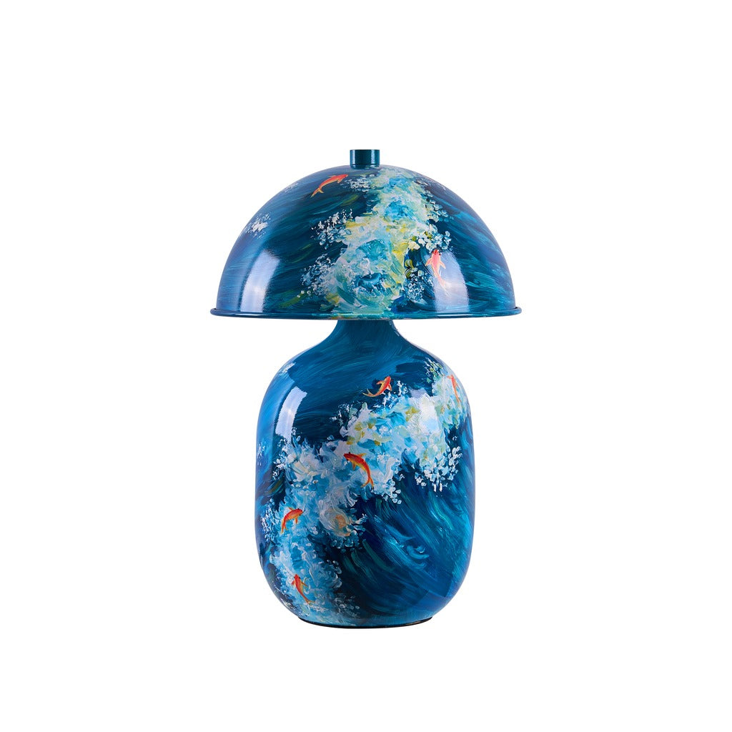 Modern Patterned Mushroom Table Lamp - 26 02-white-background-5