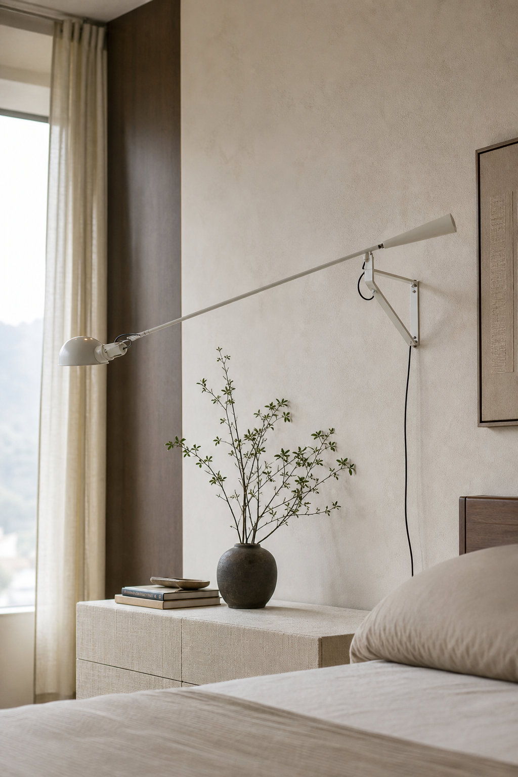 Colorful Swing-Arm Wall Lamp gallery 03 bedroom daylight