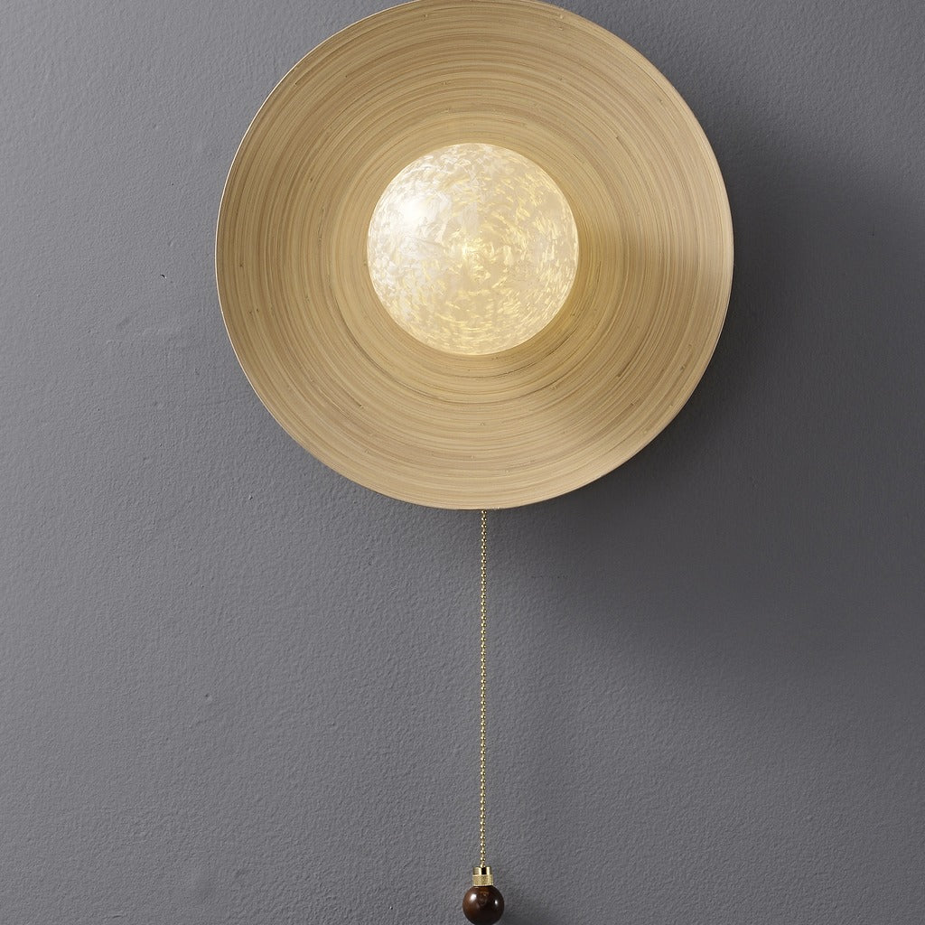 Modern Ice Texture Disc Wall Sconce - 08 03-real-square-12-12-171