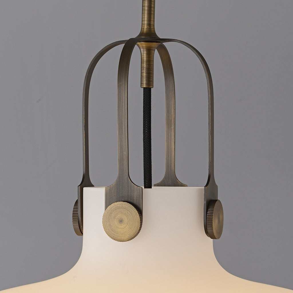 Modern Glass Dome Pendant Light - 07 03-real-square-12-6-55
