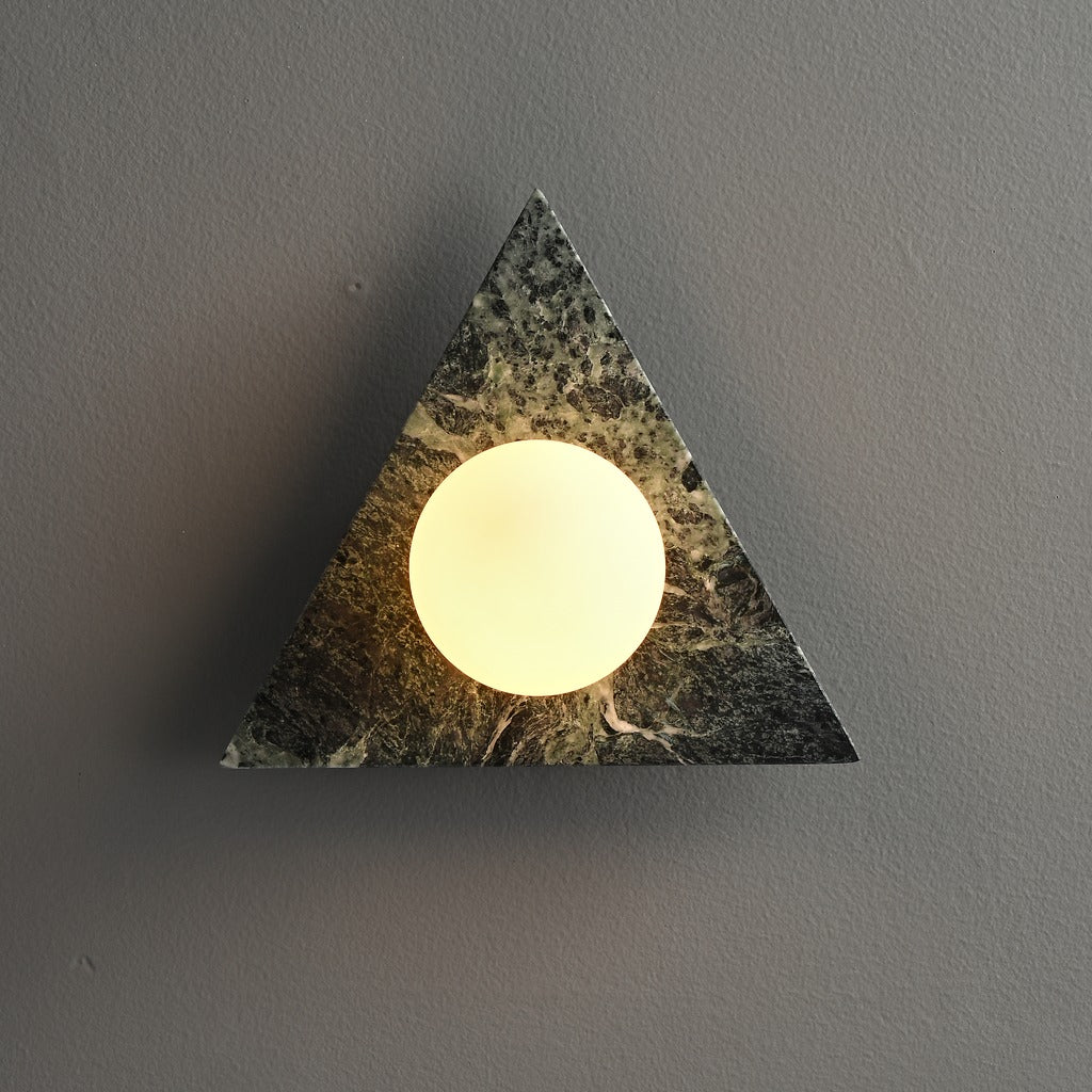 Modern Triangle Marble Wall Sconce - 07 03-real-square-3-5--212