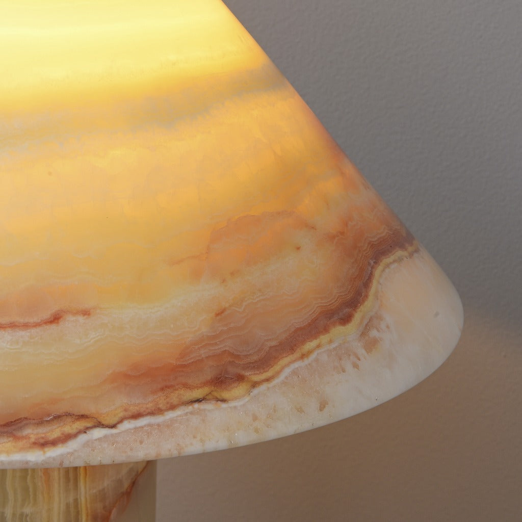 Modern Onyx Mushroom Table Lamp - 08 03-real-square-3-8-107