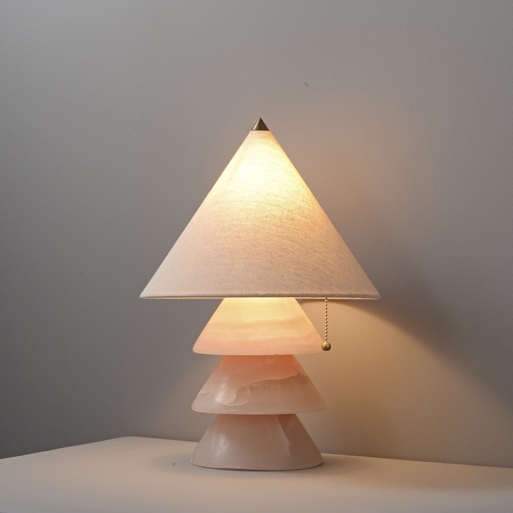 Modern Stacked Stone Table Lamp - 07 03-real-square-3-8-27