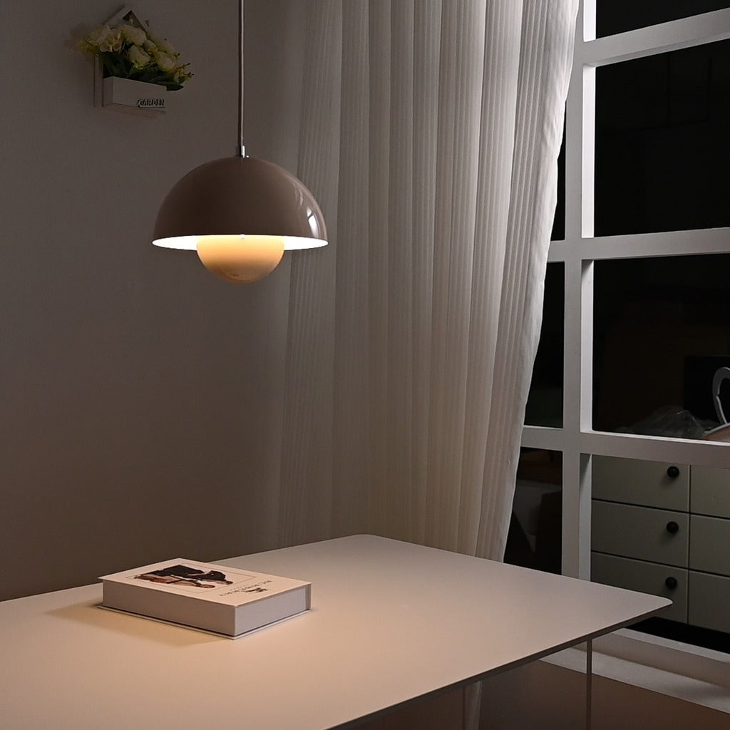 Modern Glossy Dome Pendant Light - 22 03-real-square-DSC-3454-MP4-00-00-11-15-001