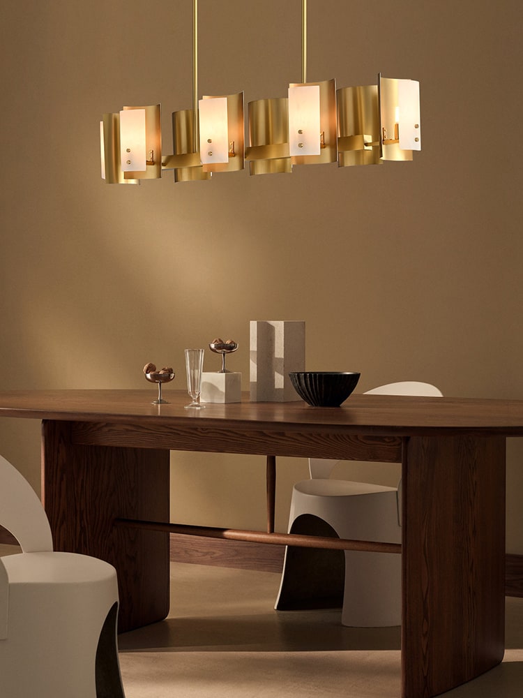 Modern Brushed Brass Spanish Alabaster Linear Chandelier - 03 03-scene-brushed-brass-spanish-alabaster-linear-chandelier-bar