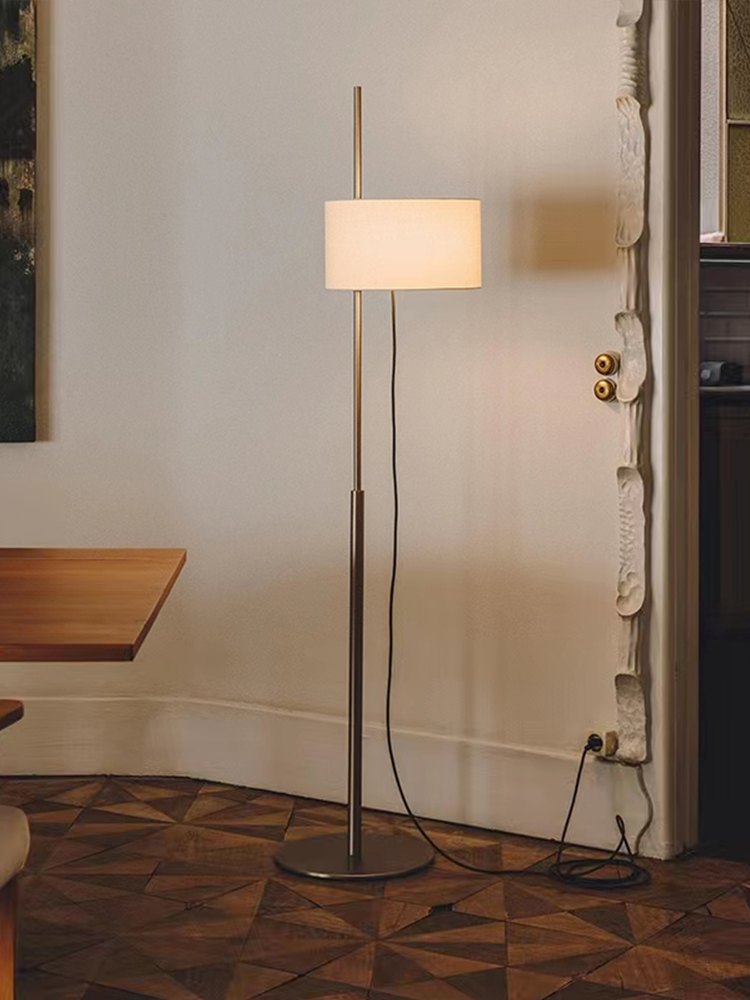 Modern Fabric Shade Table and Floor Lamp - 03 03-scene-fabric-shade-floor-lamp-room