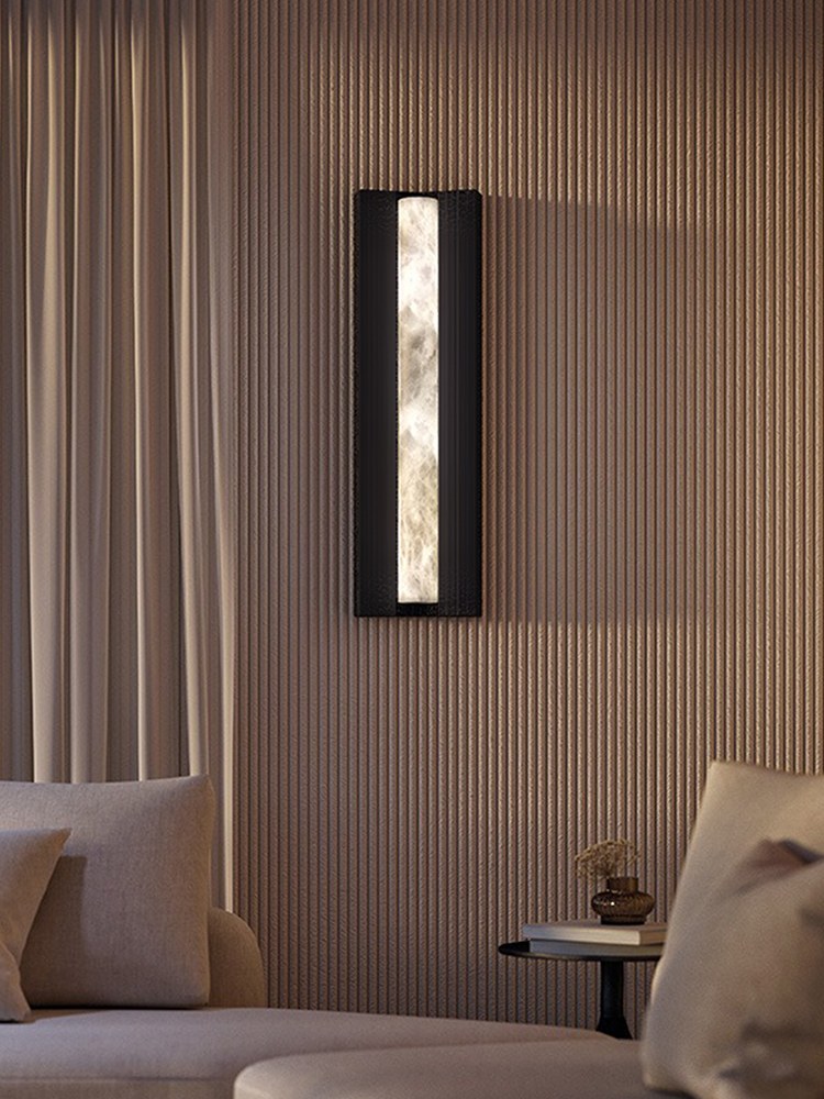 Modern Spanish Snowflake Marble Wall Sconce - 03 03-scene-spanish-snowflake-marble-wall-sconce-hallway