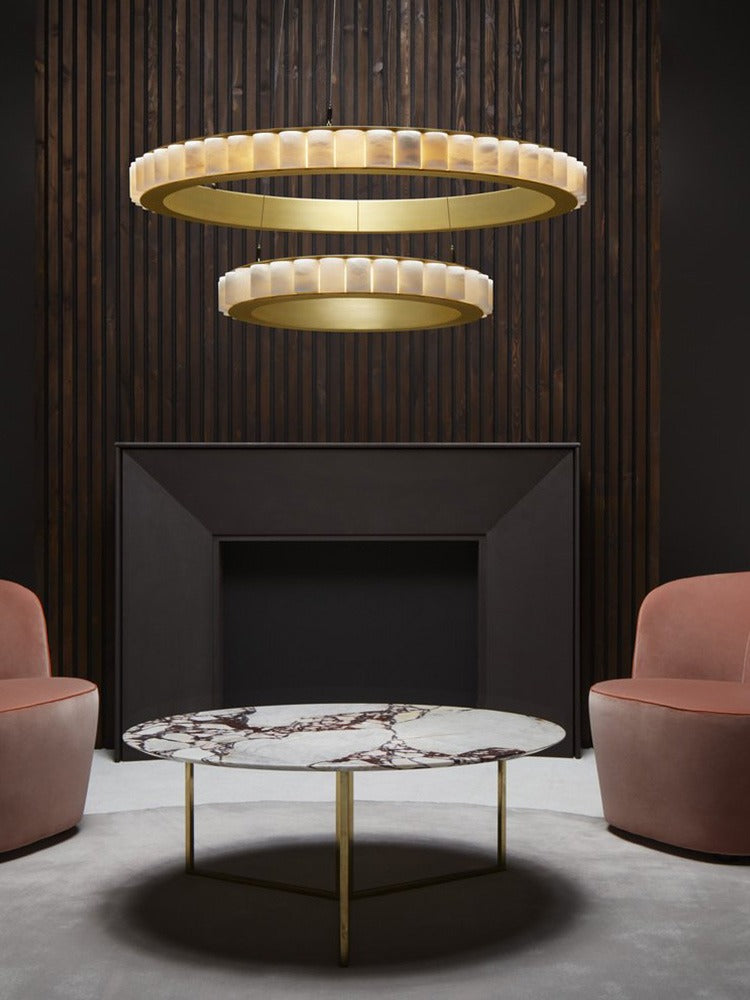 Modern Alabaster Ring LED Pendant Chandelier - 14 03-source-double-ring-lounge-scene