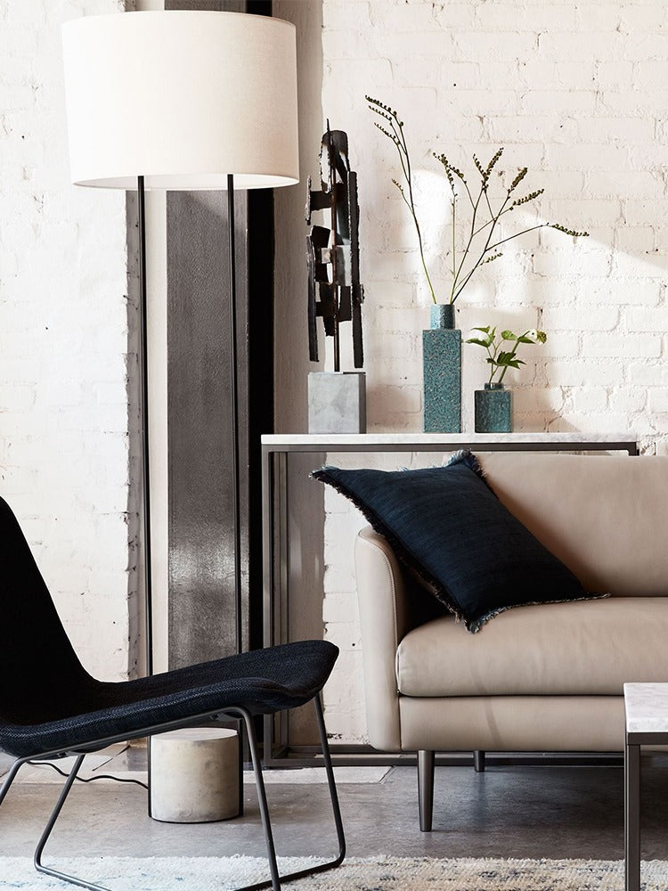 Modern Marble Base Copper Frame Floor Lamp - 14 03-source-lounge-floor-lamp-scene
