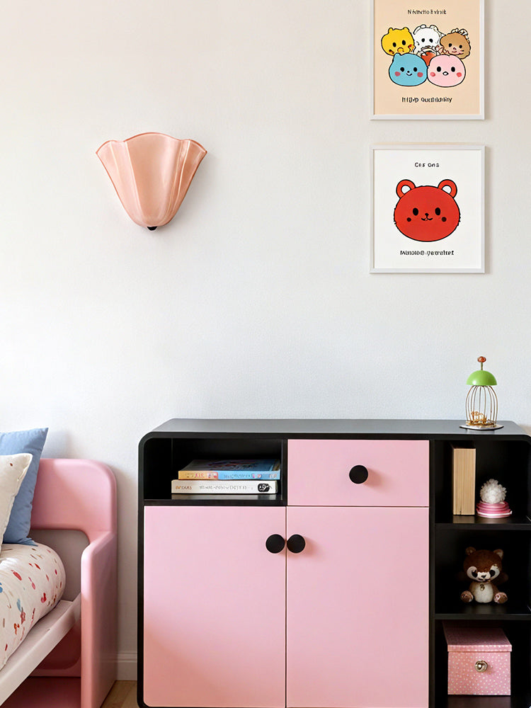 Modern Shell Petal LED Wall Sconce - 16 03-source-pink-kids