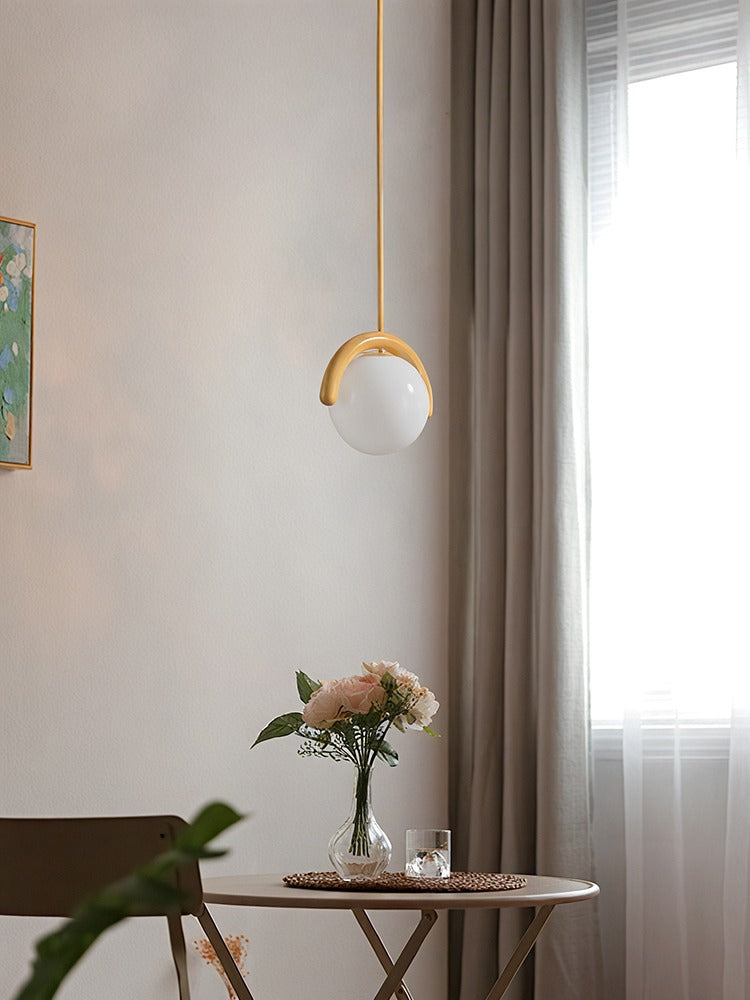 Modern Gold Globe Pendant Light - 14 03-source-scene-3