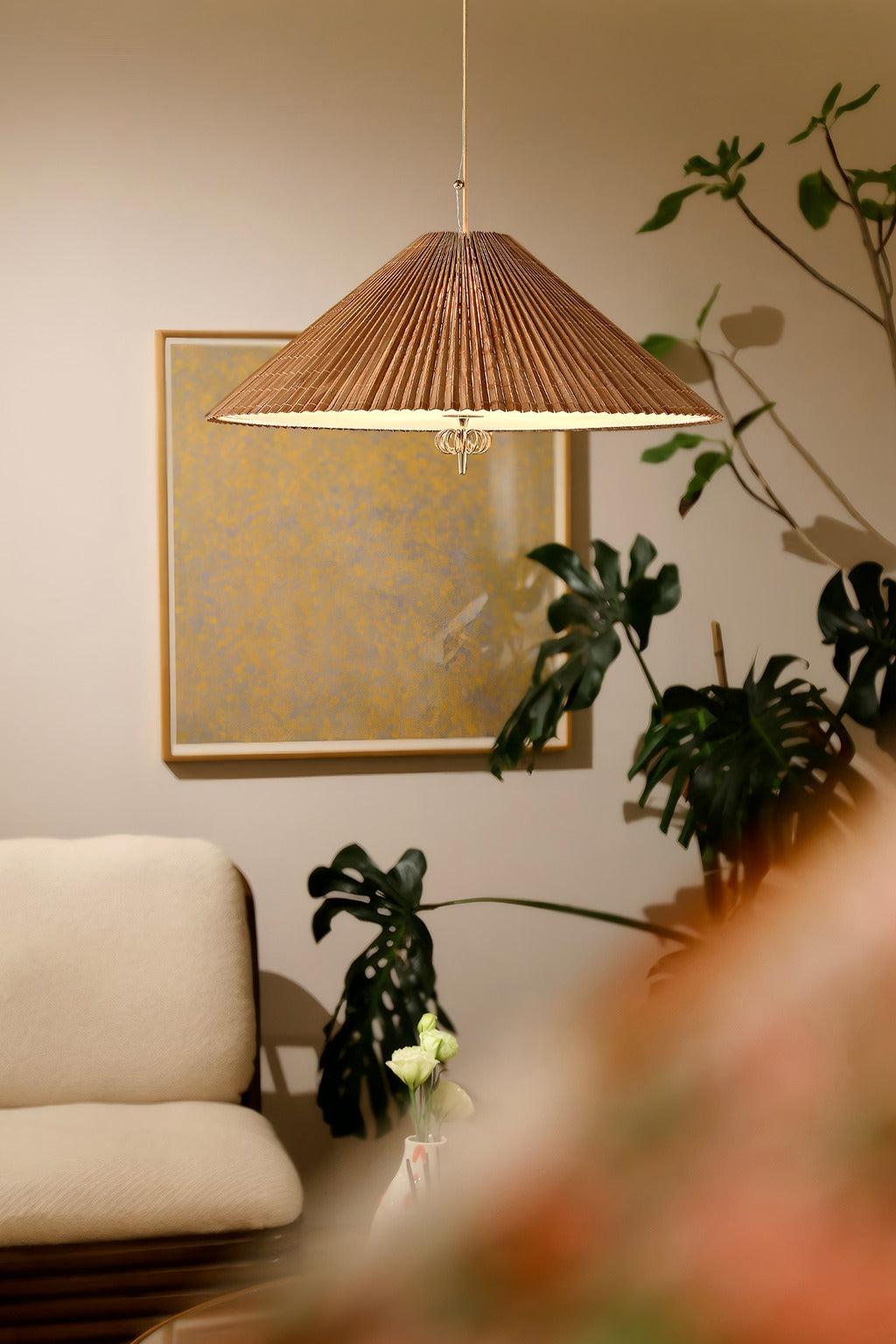 Modern Woven Cone Pendant Light - 04 03-source-scene-3