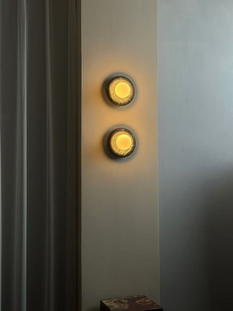 Modern Stone Ring Wall Sconce - 04 03-source-scene-3