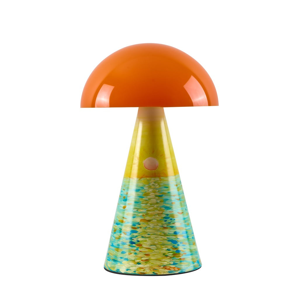 Modern Painted Mushroom Table Lamp - 20 03-white-background-3