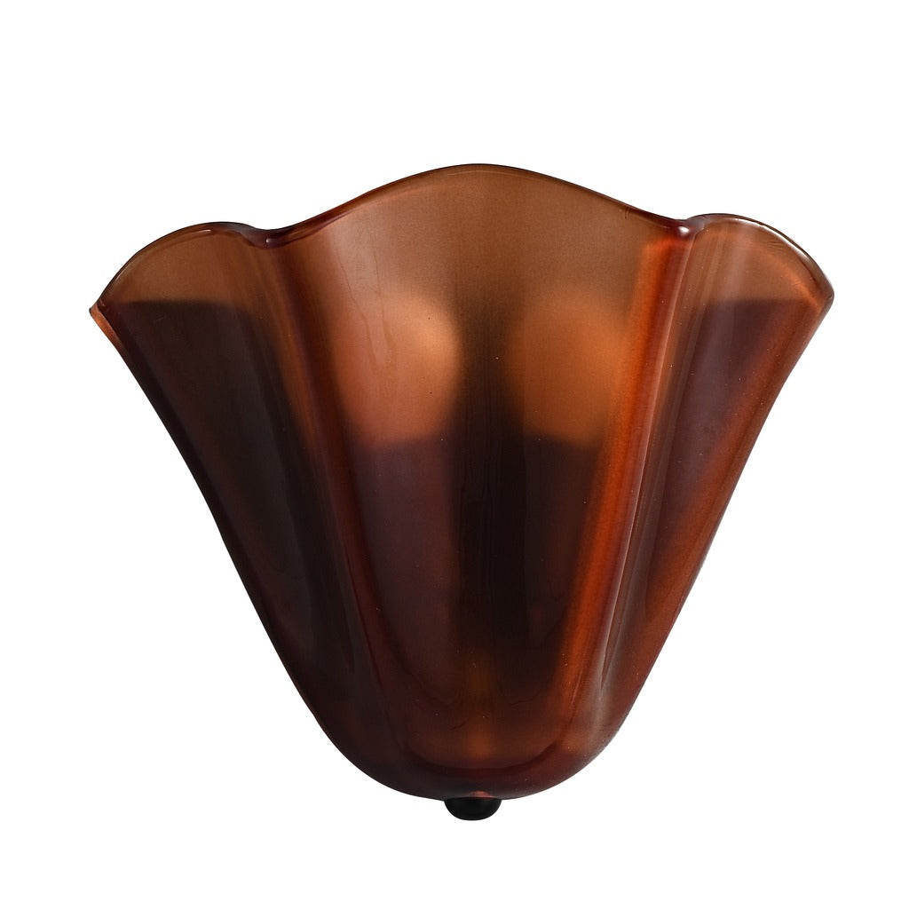 Modern Shell Petal LED Wall Sconce - 38 03-white-background-琥珀色白底