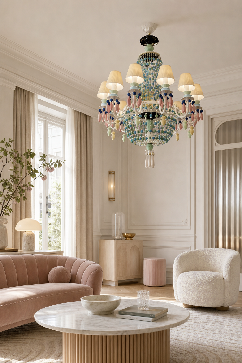 Ivorelle chandelier – boutique suite salon – media 4