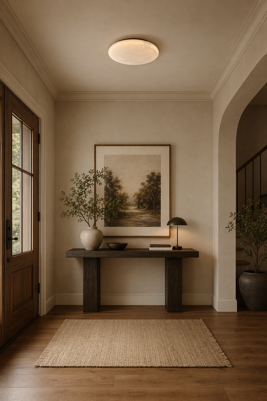 Modern Mulberry Silk Ceiling Light in White - product image 02