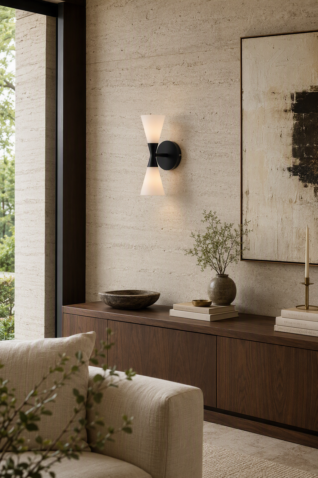 Harlekin Duo Wall Sconce gallery 04 living wide daylight