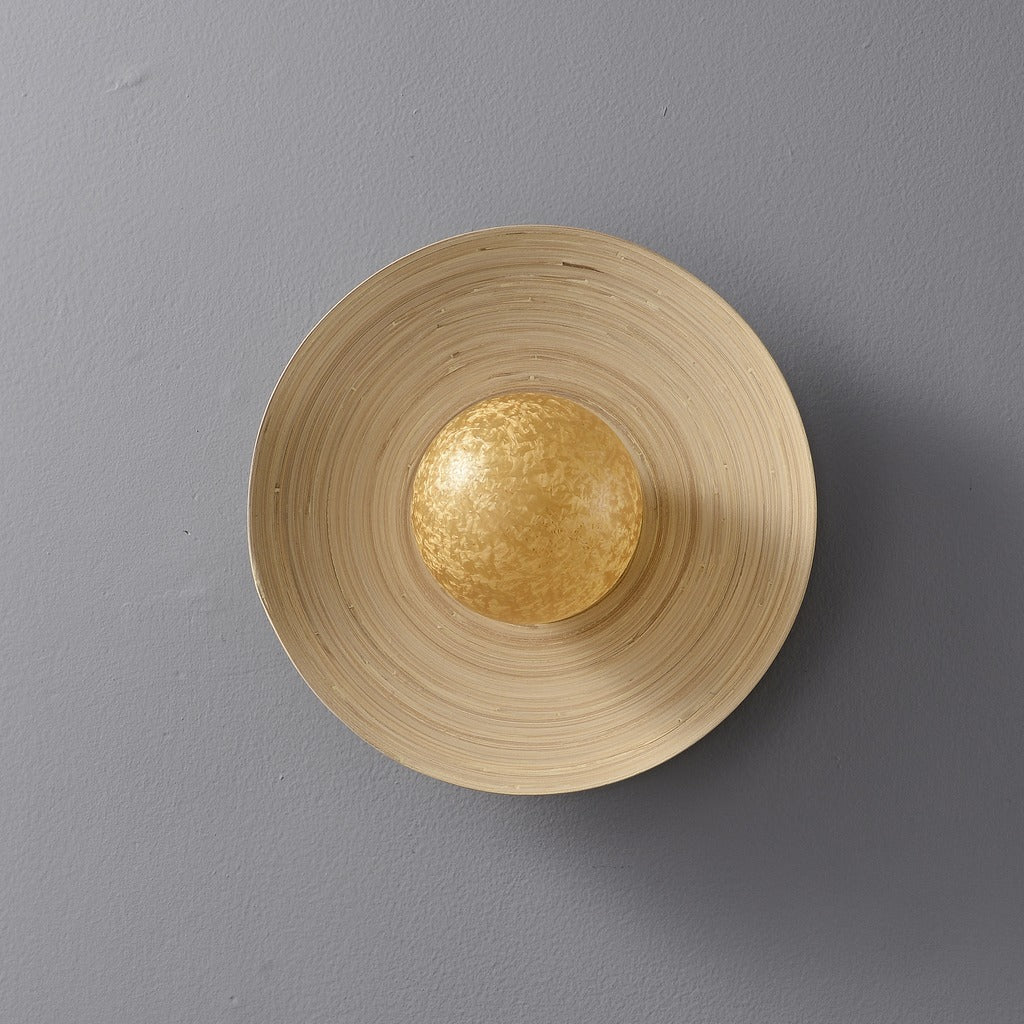 Modern Ice Texture Disc Wall Sconce - 09 04-real-square-12-12-172