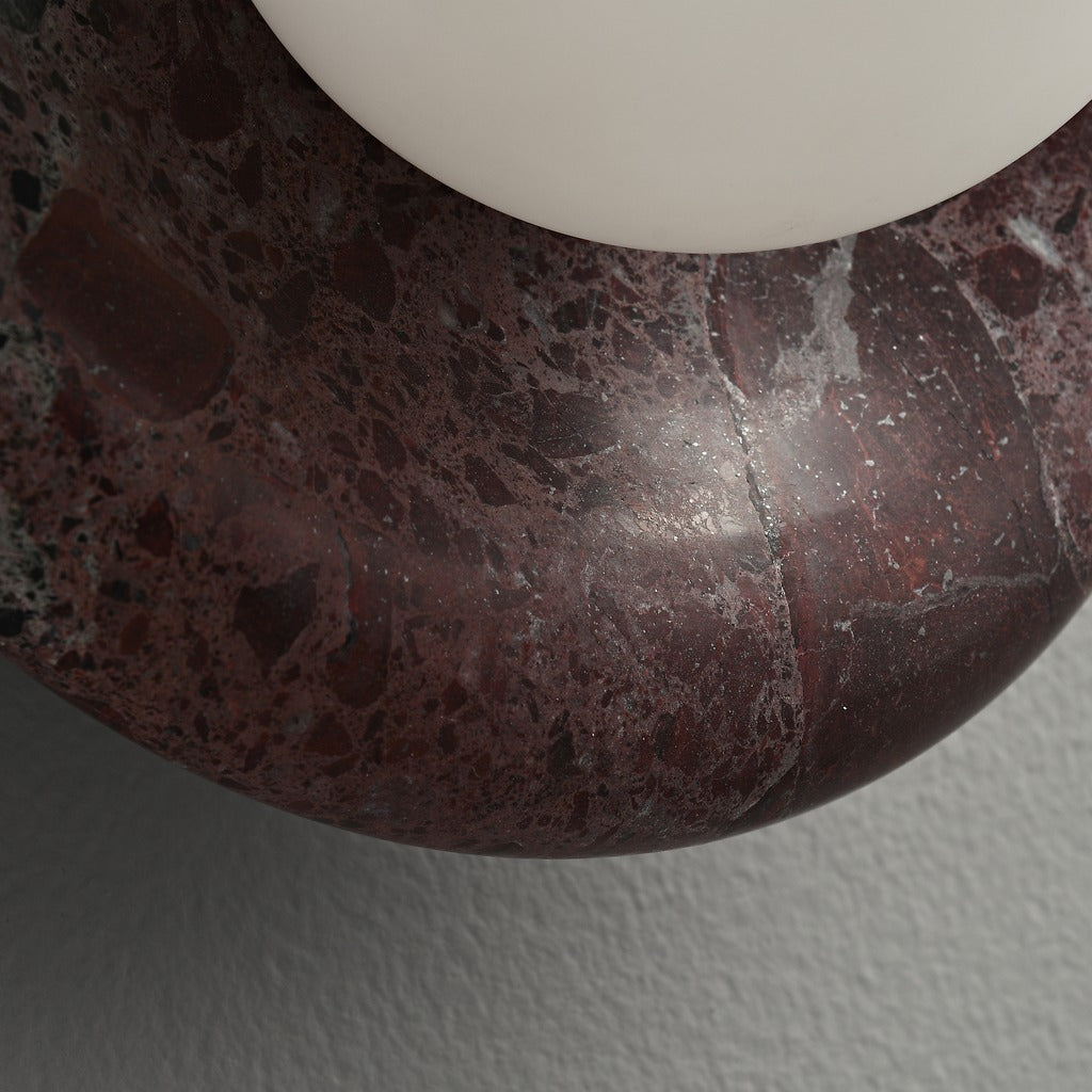 Modern Stone Ring Wall Sconce - 08 04-real-square-3-5--274