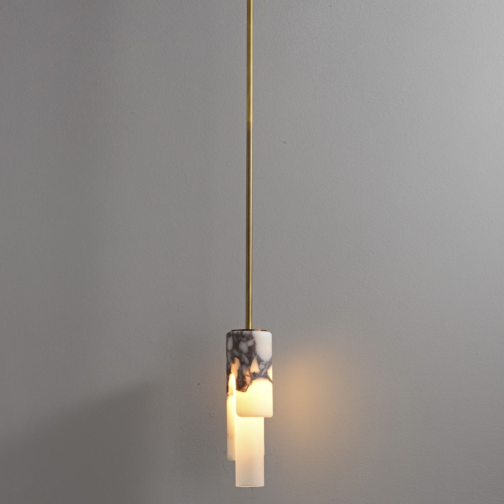 Modern Slim Stone Cylinder Pendant Light - 07 04-real-square-3-8-370