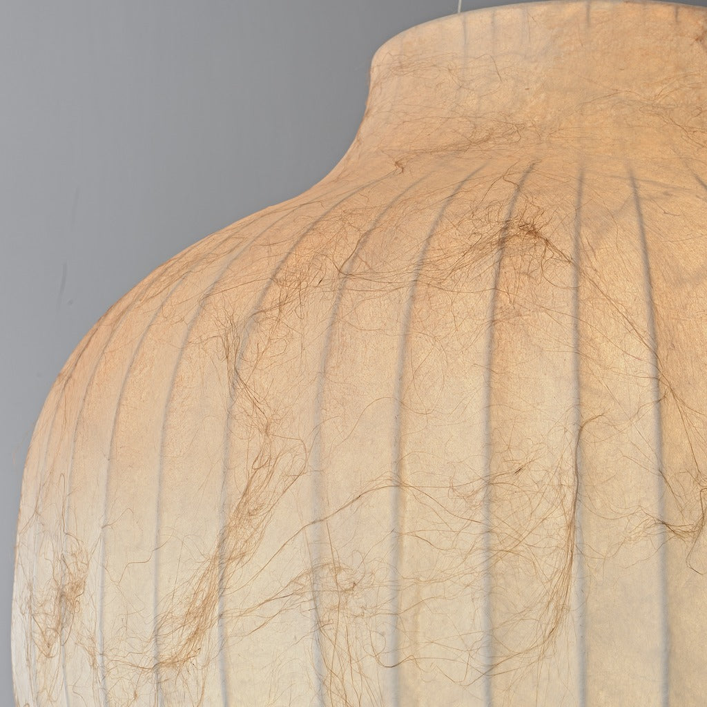 Modern Ribbed Silk Globe Pendant Light - 09 04-real-square-6-9-47