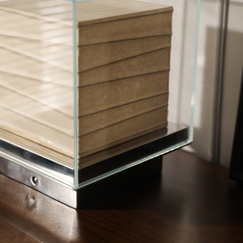 Modern Square Glass Table Lamp - 08 04-real-square-7M1A0233-1041