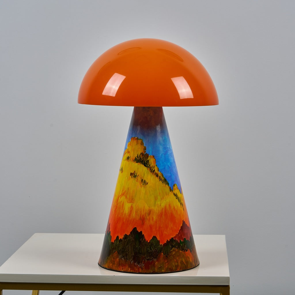 Modern Painted Mushroom Table Lamp - 08 04-real-square-88880224-1