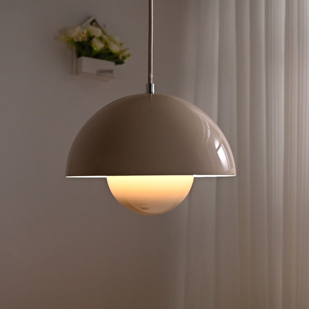 Modern Glossy Dome Pendant Light - 23 04-real-square-DSC-3458-MP4-00-00-12-11-001