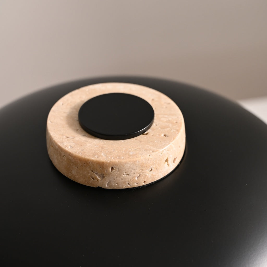 Modern Black Marble LED Table Lamp - 19 04-real-square-DSC-3896