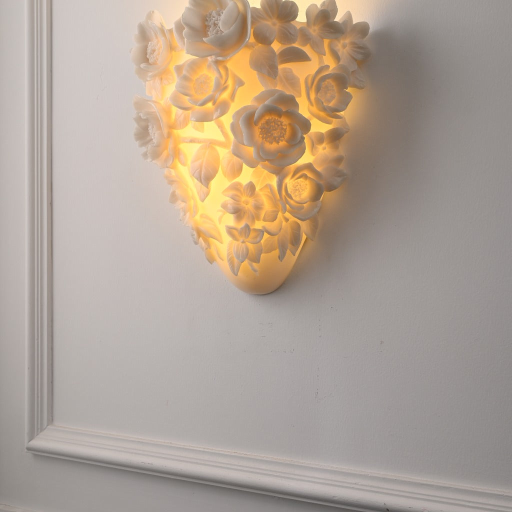 Modern Floral Relief Wall Sconce - 09 04-real-square-DSC_4781